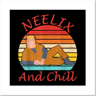 Funny Neelix And Chill Retro Vintage Apparel Posters and Art